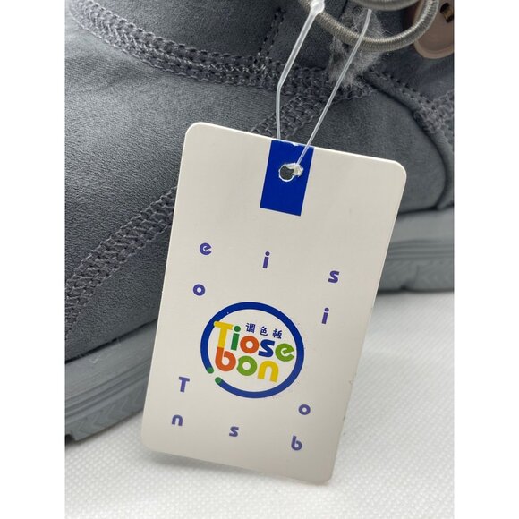 TIOSEBON Women's Winter Ankle Fur Lined Boots Anti-Slip On Resistant Booties Sho - Picture 14 of 14